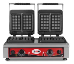 GMG - Waffeleisen Ti Amo - 4x (13,2 X 12,5 X 2,8cm) - 50° Bis 300°C Feste Backplatte Aus Gusseisen - Gehäuse Edelstahl -Schneider-Shop 03d02110 a924 4aec 8465 36bac91f083c scaled