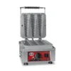 GMG - Waffeleisen Waffelino - 3x (23 X 6 X 2,4cm) - 50° Bis 300°C Feste Backplatte Aus Gusseisen - Fettfangrinne - Gehäuse Edelstahl