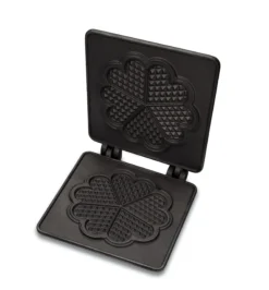 WAS Germany - Backplatte Herzwaffel Für Backsystem I & II,Ø 21 Cm, Gusseisen (345013210)