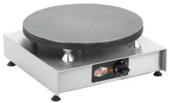 WAS Germany - Crêpesmaker, 1 Platte, Ø 40 Cm, 40 X 40 X 16,5 Cm, Edelstahl/Gusseisen (346001001)