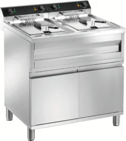 Cookmax Elektro-Fritteuse 2x 12 L