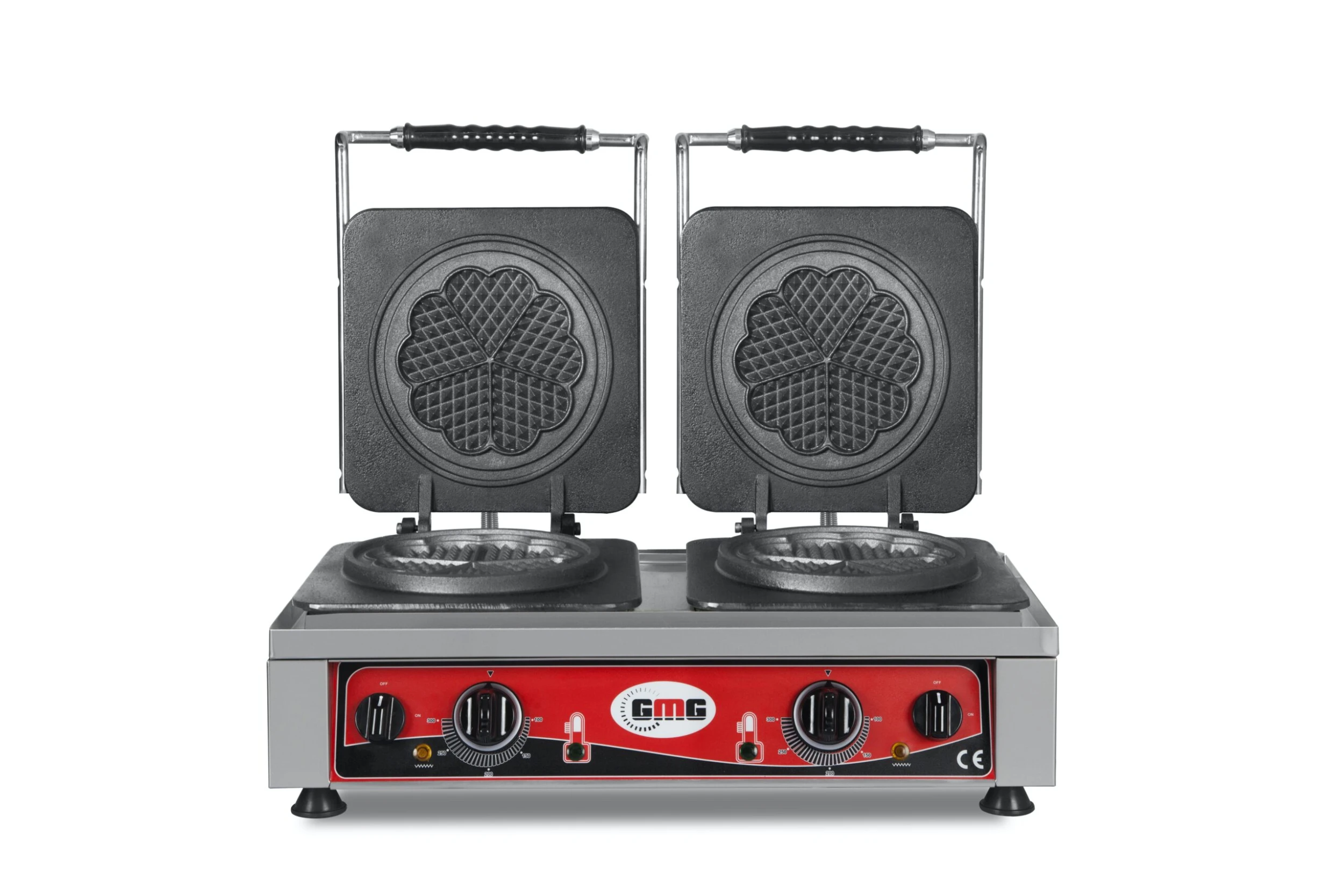 GMG - Waffeleisen Classico - 2x (10 X 17 X 1,5cm) - 50° Bis 300°C - Feste Backplatte Aus Gusseisen - Umlaufende Fettfangrinne 4 GMG - Waffeleisen Classico - 2x (10 X 17 X 1,5cm) - 50° Bis 300°C - Feste Backplatte Aus Gusseisen - Umlaufende Fettfangrinne – Bild 4