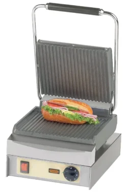 WAS Germany - Kontaktgrill Panini Master Eco, 29 X 40 X 23 Cm, Edelstahl/Gusseisen (343002250)