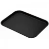 Cambro Treadlite Rechteckiges Rutschfestes Fiberglas Tablett Schwarz 45,7x35,5cm. Stabile