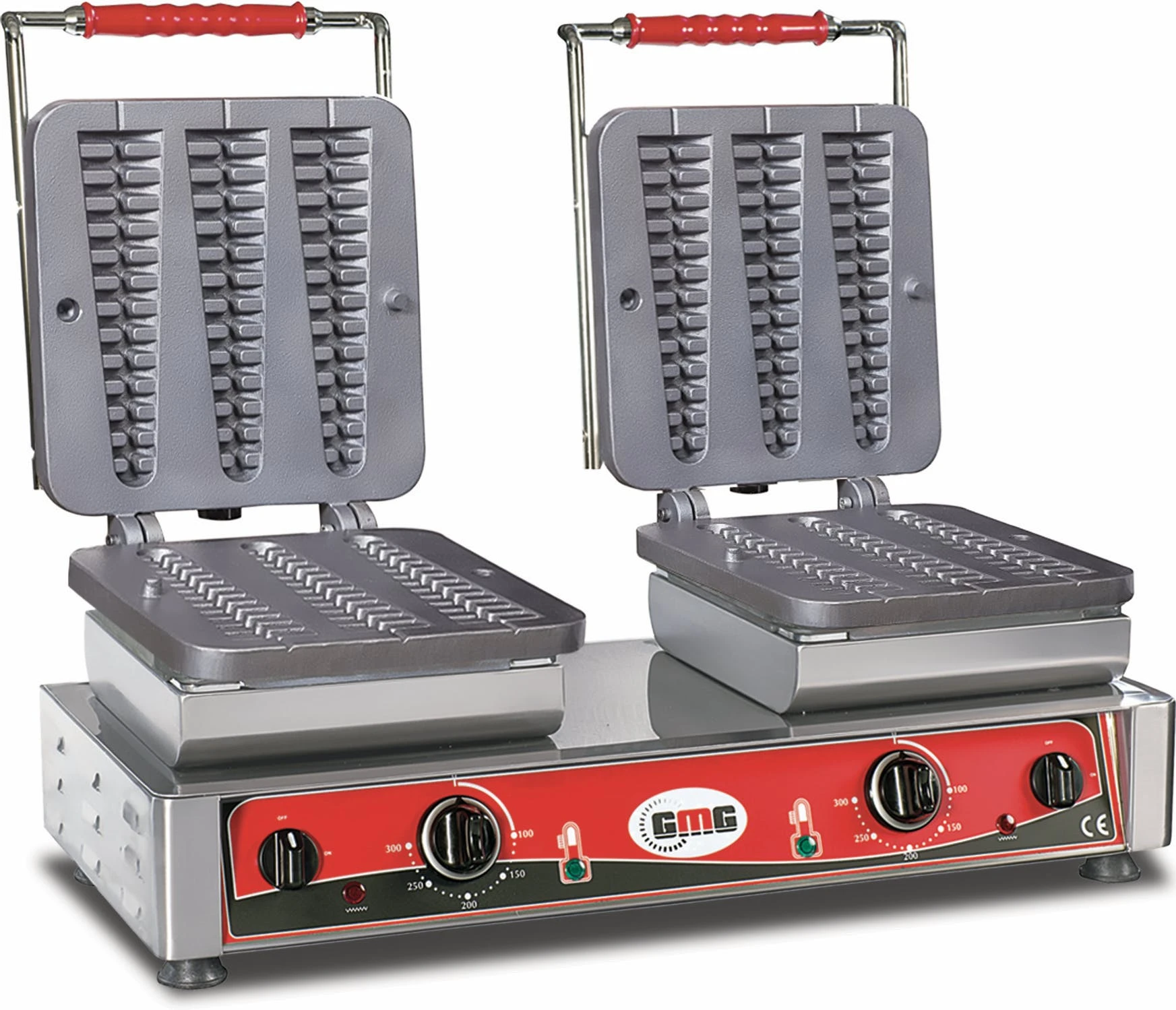 GMG - Waffeleisen Bruxelles - 6x (23 X 3 X 2,4cm) - Wechselbare Backplatte & Einfache Montage - 50° Bis 300°C - Leichte Reinigung 1 GMG - Waffeleisen Bruxelles - 6x (23 X 3 X 2,4cm) - Wechselbare Backplatte & Einfache Montage - 50° Bis 300°C - Leichte Reinigung