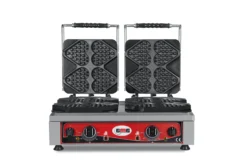 GMG - Waffeleisen Ti Amo - 4x (13,2 X 12,5 X 2,8cm) - 50° Bis 300°C Feste Backplatte Aus Gusseisen - Gehäuse Edelstahl -Schneider-Shop bf30b47b dae2 4a26 bced 2f499dc077ec scaled