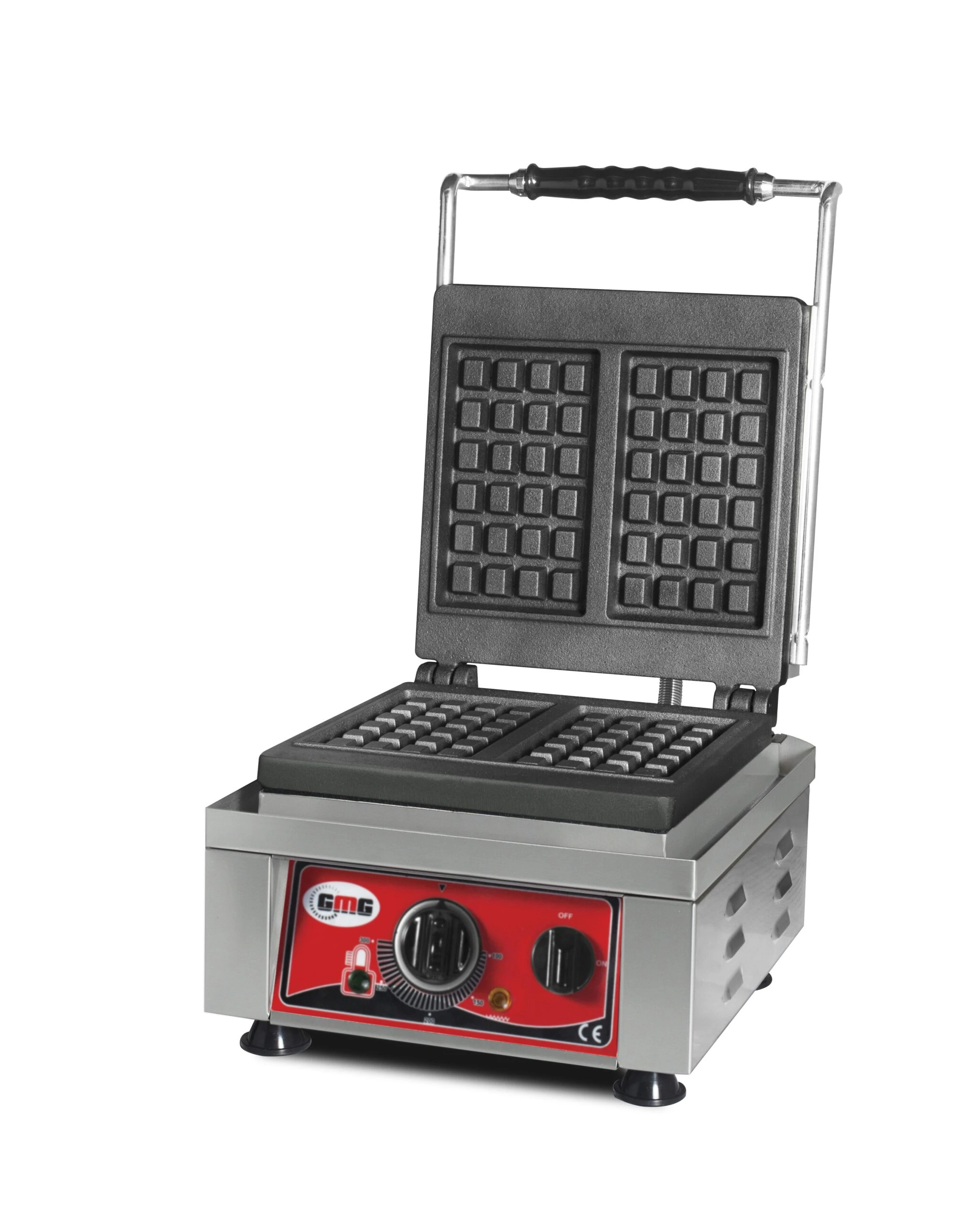 GMG - Waffeleisen Classico - 2x (10 X 17 X 1,5cm) - 50° Bis 300°C - Feste Backplatte Aus Gusseisen - Umlaufende Fettfangrinne 6 GMG - Waffeleisen Classico - 2x (10 X 17 X 1,5cm) - 50° Bis 300°C - Feste Backplatte Aus Gusseisen - Umlaufende Fettfangrinne – Bild 6