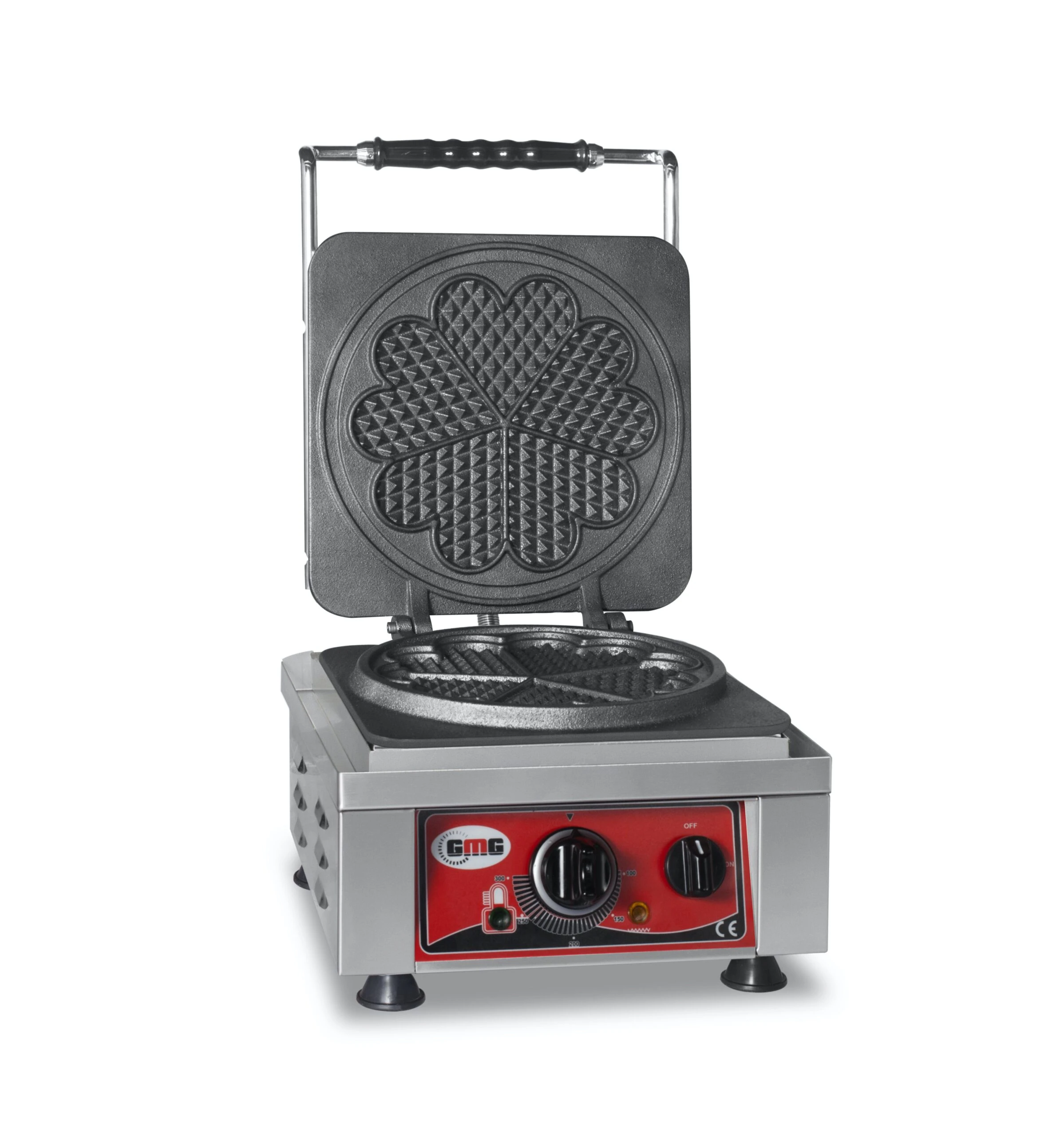 GMG - Waffeleisen Classico - 4x (10 X 17 X 1.5cm) - 50° Bis 300°C - Feste Backplatte Aus Gusseisen - Umlaufende Fettfangrinne 7 GMG - Waffeleisen Classico - 4x (10 X 17 X 1.5cm) - 50° Bis 300°C - Feste Backplatte Aus Gusseisen - Umlaufende Fettfangrinne – Bild 7