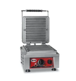 GMG - Waffeleisen Churo - 1x (10 X 21cm X 2 X 1cm / 2cm) - 50° Bis 300°C Feste Backplatte Aus Gusseisen - Fettfangrinne