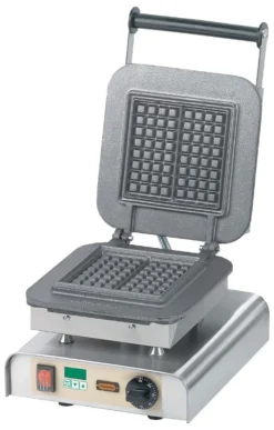WAS Germany - Kant Waffeleisen, 1 Platte, 31 X 34 X 25 Cm, Edelstahl/Gusseisen (345401001)