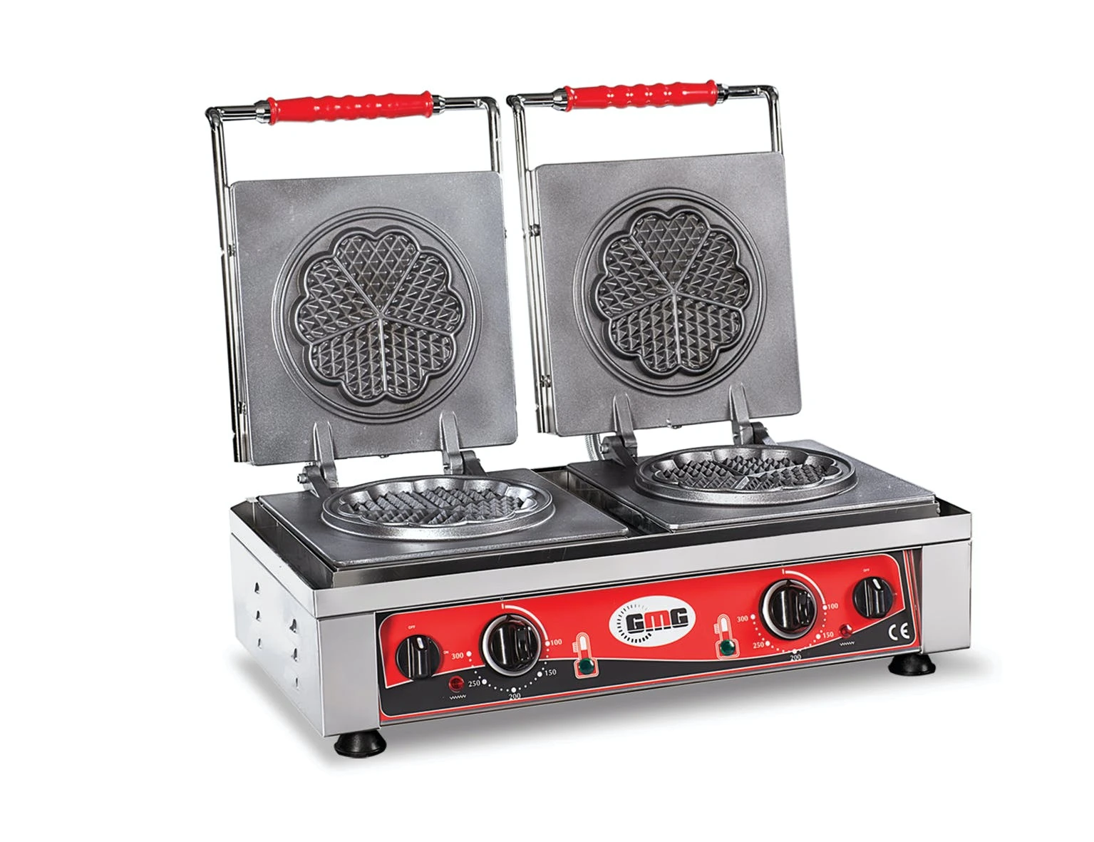 GMG - Waffeleisen Classico - 4x (10 X 17 X 1.5cm) - 50° Bis 300°C - Feste Backplatte Aus Gusseisen - Umlaufende Fettfangrinne 5 GMG - Waffeleisen Classico - 4x (10 X 17 X 1.5cm) - 50° Bis 300°C - Feste Backplatte Aus Gusseisen - Umlaufende Fettfangrinne – Bild 5